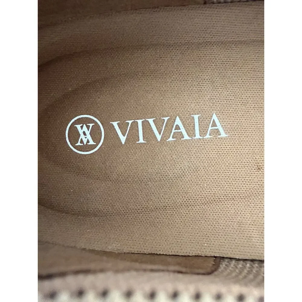VIVAIA Beige Knit Pointed Toe Slip-On Loafer Flats Size 40